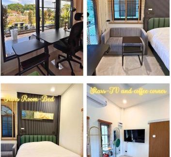 Udon Thani House | Moon Stars Mars homestay-Stars Room