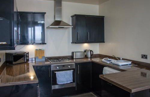 Morecambe Apartment | Morecambe Central balcony with sea view