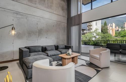 La Florida Apartment | Morph 502 - Luminoso y espacioso, Poblado/BBQ/AC