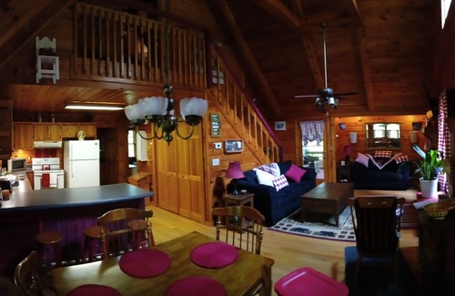 My Mountain Cabin | Mountain Cabin & Furnished Treehouse w/Murphy bed in My Mountain, Blue Ridge Ga.
