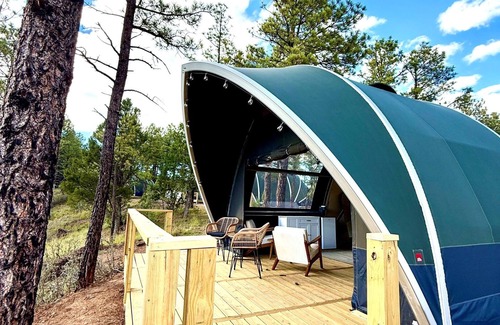 McIntosh Cabin | Mountain Glamping Getaway in New Mexico