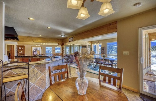 Del Norte House | Mountain home with indoor private pool, sauna, 360-degree mountain views