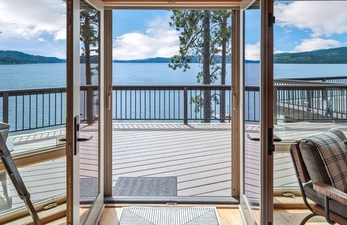 Harrison House | Mountain Modern CDA Waterfront Home | Near Gozzer Ranch | Views | Private Dock