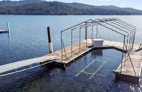 Harrison House | Mountain Modern CDA Waterfront Home | Near Gozzer Ranch | Views | Private Dock
