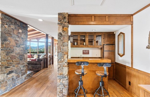 Oakhurst Cabin | Mountain Oasis! Indoor Hot Tub, Game Room, VIEWS!
