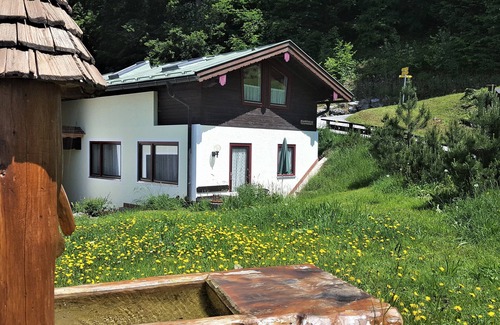 Schoenau am Koenigssee Apartment | Mountain panorama with a view of the valley 4 from high above the Königssee