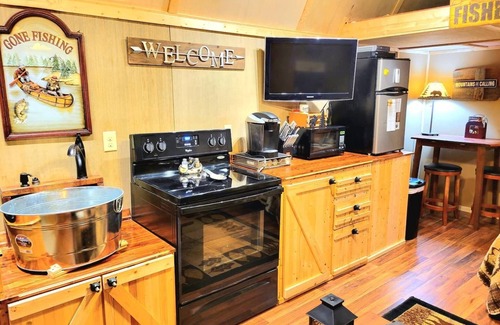 Flag Pond Apartment | Mountain Tiny Home on Bold Stream w Hot Tub!