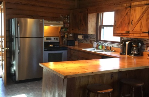 Banner Elk Cabin | Mountain view cabin & private trout pond in Banner Elk near Sugar & Beech Mt