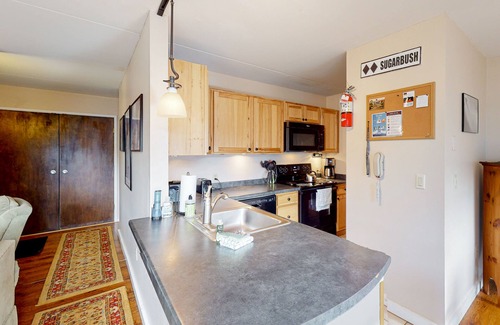Warren Apartment | Mountain-view condo with fireplace, 3 pools, hot tub, tennis & gym - near skiing