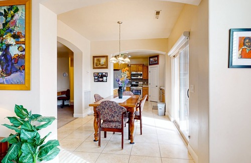 Cedar City House | Mountain view dog-friendly home with enclosed yard, jetted tub, desk, grill, AC