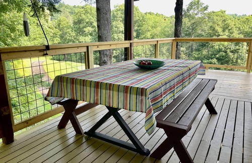 Burnsville House | Mountain Views and Sounds of the River on the golf course
