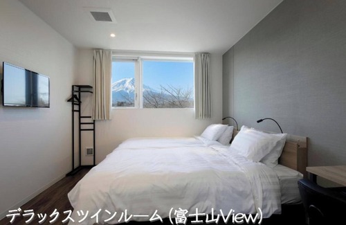 Fujiyoshida Hotel | Mt Fuji view Deluxe twin room room without m/Fujiyoshida Yamanashi