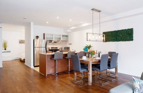 Plateau Mont Royal Apartment | MTLVR #01 | Modern Loft Plateau, A/C, Roku TV