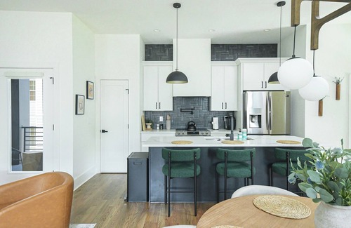 Mechanicsville Apartment | Multi-Level Comfort with Rooftop Views + 2-Car Garage