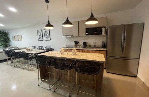 Mazatlan Condo | New modern 2 bed 2 bath condo steps away from the beach with rooftop pool deck!