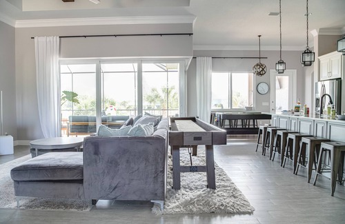 South Gulf Cove Villa | My Charlotte villa : Heated pool and boat dock