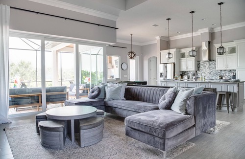 South Gulf Cove Villa | My Charlotte villa : Heated pool and boat dock