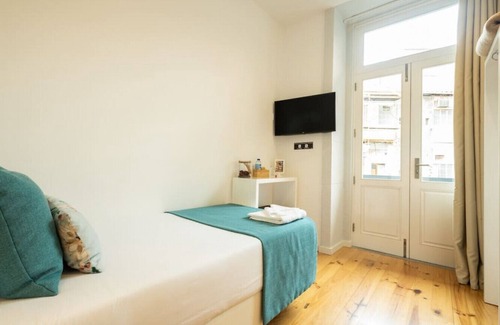 Centro / Baixa Hotel | MyStay - Porto Batalha habitación individual con balcón