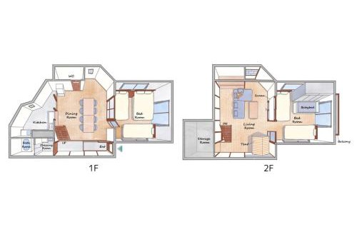 Kiyosu Apartment | Nagoya Sta 8min Sta 1min walk 8 beds 85m2 10ppl