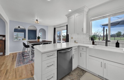 Nampa House | Nampa Backyard Beauty! Hot tub, ample parking area, shop and more!