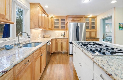 East Orleans House | Nauset Beach Retreat! Pool w/Spa & Gas Fire Pit