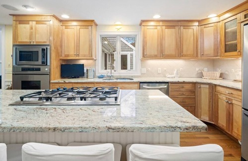 East Orleans House | Nauset Beach Retreat! Pool w/Spa & Gas Fire Pit