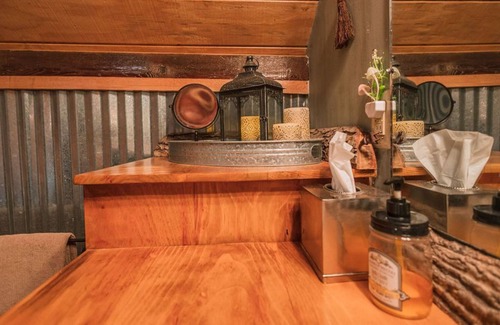 Laurel Bloomery Cabin | Near Damascus, Timber Framed 1800's Barn on Lovely Horse Farm , Custom Crafted