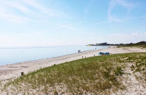 Skovmose House | Neat wooden house on lawn, with whirlpool, sauna, oven and wifi