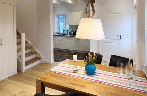 Wittduen Apartment | Neubau 2024: Die 3-zimmer-ferienhaushälfte Dünental (ca