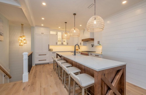 North End Condo | NEW! "1413 Sand Castle" Ocean Front Condo on Boardwalk, Pool, Elev., Sleeps 19