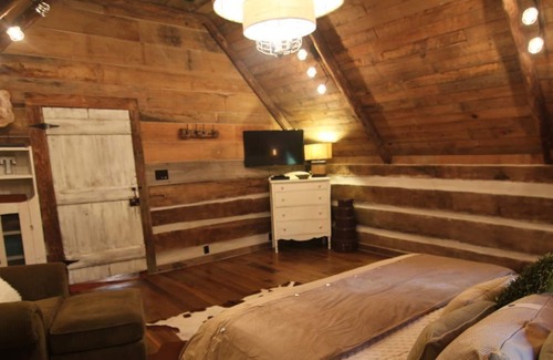 Groveoak Cabin | "New" 1800's Log Cabin Getaway Kennedy Cabin At High Falls Amazing Views