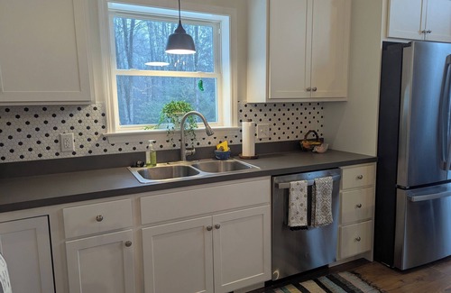 Lake George House | New 3-bedroom A-frame, ranch home on private Queensbury property