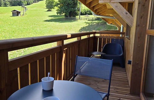 Valmorel Apartment | New 3-room apartment, piste view, covered parking