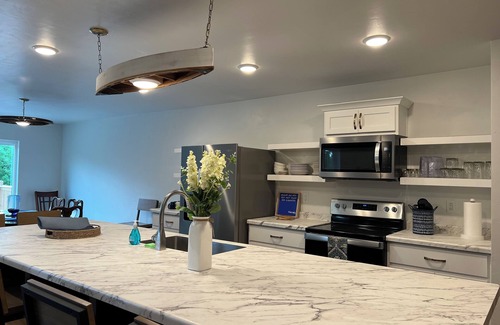Fish Creek House | New! Beautiful newly built family home immersed in nature. Fish Creek, WI