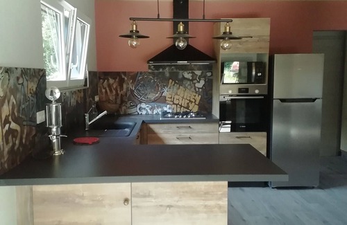 Husseren-Wesserling House | New chalet 200m² 9personnes spa intérieur, 4 bedrooms