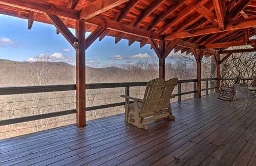 Mountain Cabin | NEW! Cozy Cabin Retreat w/ Fire Pit, Grill & Views