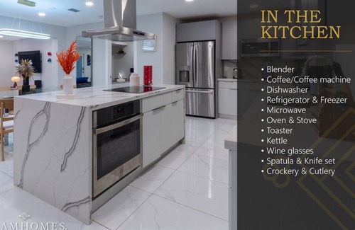 North Miami Beach Villa | New Huge Villa: Terrace+Fire Pit+Game Room w/Xbox