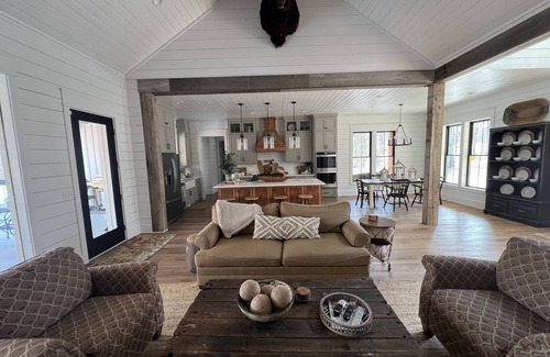 Wilburn House | New Lake Front House with large porches and great lake view.