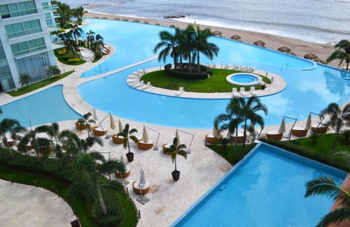 South Hotel Zone Apartment | `New Listing` beachfront with spectacular views superb location