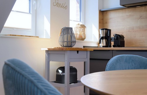 Langeoog Apartment | NEW Lüttje Stuuv - cozy vacation apartment with sauna and gas fireplace
