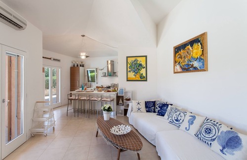 Domus de Maria Villa | New Modern Luxury Villa, Private Infinity Pool, Garden and great views. Fully AC