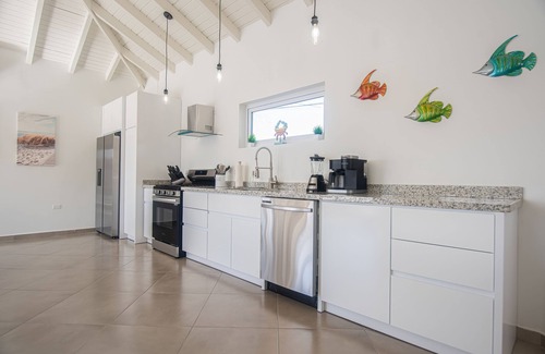 Esmeralda Villa | New modern retreat 4 beds & 4.5 baths. 3 minute drive to Malmok and Palm Beach.
