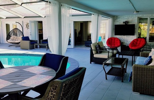 Cypress Lakes House | New on the market! Newly Renovated 3BR/2BA with large heated saltwater pool!