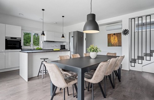 Zagvozd Villa | NEW! Villa Rose is a 4-bedroom villa with a heated pool 12km from Baška voda