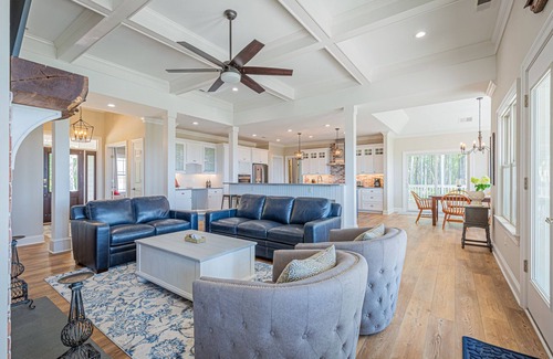 Kilmarnock House | Newly Built Waterfront Home on Galway Bay with Sandy Beach, Dock and Hot Tub.