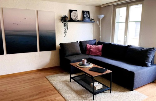 St. Gallen Apartment | Newly Furnished Beautiful old Building Apartment in the Center With Apple TV