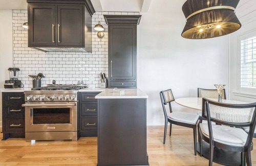 Fontana-on-Geneva Lake House | Newly remodeled art deco inspired home 400 feet from Abbey with Lake views!