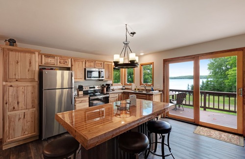 Presque Isle House | Newly remodeled lake home w/panoramic views & private swimming area