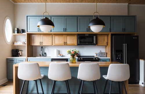 Traverse City Condo | Newly Renovated Luxury Loft with Rooftop Patio in the Heart of Downtown TC