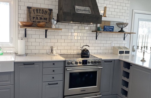 Kirkfield Cottage | Newly Renovated Lake Front Modern Farm-Style Kawartha Cottage